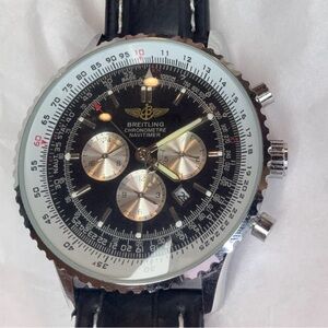 Breitling Navitimer Black Dial with Silver Details